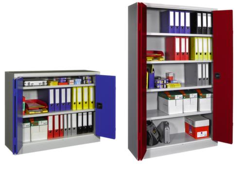 PAVOY Großraum-Falttürenschrank Basis aus Stahl