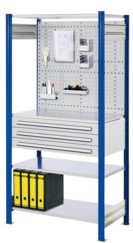 Kappes Steckregal RasterPlan® mit Rückwand und 4 Böden