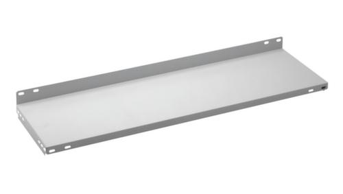 hofe Akten-Steckregal, 5 Böden, RAL9005 Tiefschwarz/RAL9006 Weißaluminium