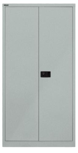 Bisley Aktenschrank, 4 Ordnerhöhen, silber/silber