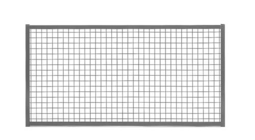 Wand-Aufsatzelement für Trennwandsystem, Breite 280 mm