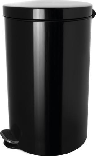 helit Antibakterieller Tretabfallbehälter the knight, 20 l, schwarz