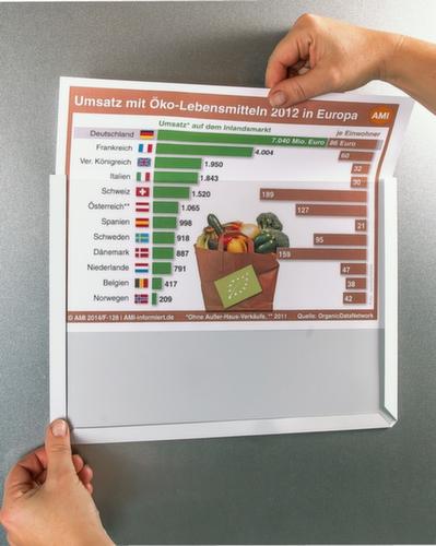 EICHNER Sichttafel, DIN A4, Rückseite magnetisch