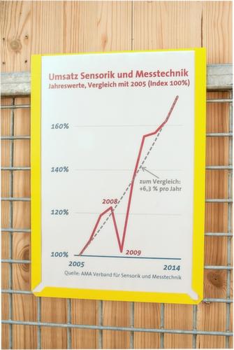 EICHNER Sichttafel, DIN A4, Rückseite magnetisch