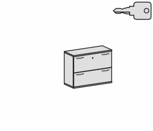 Gera Hängeregistraturschrank Pro, 2 Auszüge