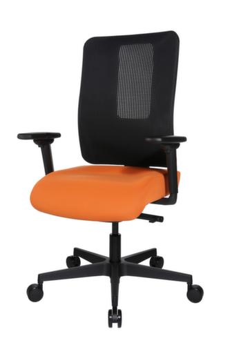 Topstar Bürodrehstuhl Sitness Open X (N) Deluxe inkl. AL "TW2" mit Schiebesitz, Netzrückenlehne, orange