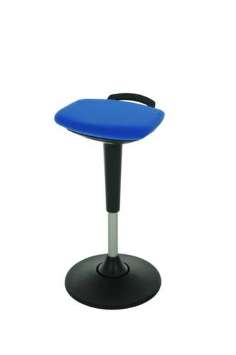 Lotz Multibewegliche Stehhilfe, Sitzhöhe 600 - 860 mm, Sitz royalblau