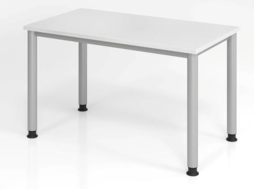 Schmaler Schreibtisch Mini-Office H-Serie mit 4-Fußgestell