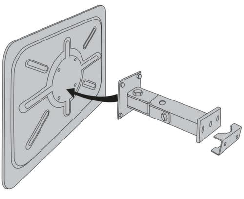 PROCITY Witterungsbeständiger Verkehrsspiegel, Höhe x Breite 756 x 956 mm