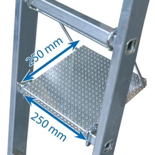 Krause Einhängetritt CombiSystem für Sprossenstehleiter, 250 mm