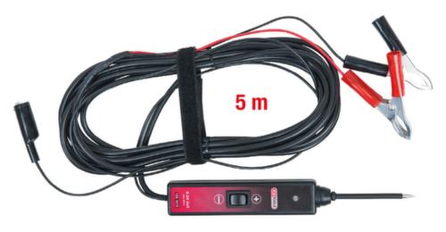 KS Tools Funktionsprüflampe 6-24V DC mit 5 Meter Kabel