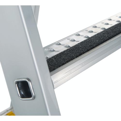 ZARGES Stehleiter R13step S mit rutschsicheren Stufen, 4 Stufen mit R13-Belag