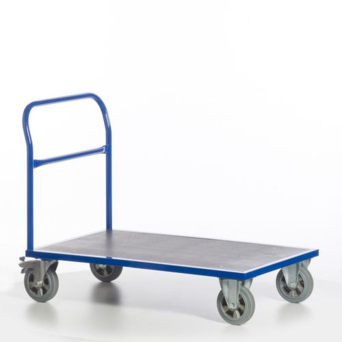 Rollcart Schiebebügelwagen mit rutschfester Ladefläche, Traglast 1200 kg, Ladefläche 1200 x 800 mm