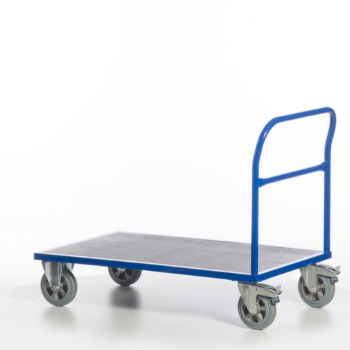 Rollcart Schiebebügelwagen mit rutschfester Ladefläche, Traglast 1200 kg, Ladefläche 1600 x 800 mm