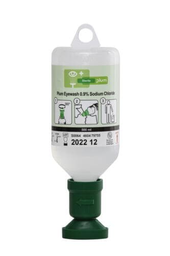 B-Safety Augenspülflasche BR 314 005, 3 x 500 ml Kochsalzlösung