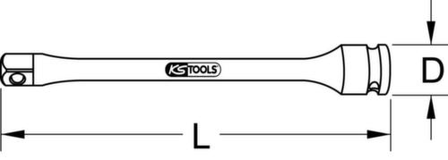 KS Tools 1/2" Kraft-Torsions-Verlängerung