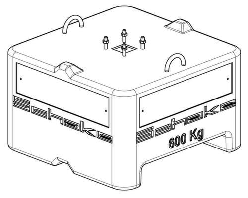 Schake Aufstellvorrichtung, Höhe x Breite 560 x 800 mm