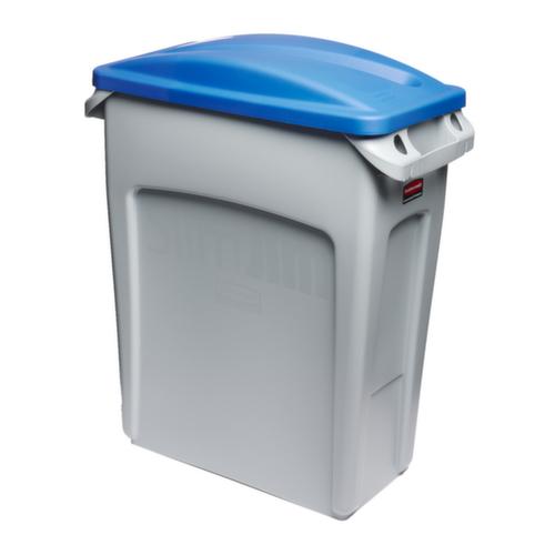 Rubbermaid Auflagedeckel für Papier Slim Jim® für Wertstoffsammler, blau