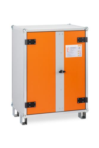 Cemo explosionsgeschützter Lithium-Ionen-Lagerschrank lockEX 8/10 unterfahrbar, Höhe x Breite x Tiefe 1110 x 800 x 660 mm