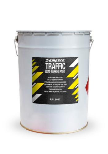 a.m.p.e.r.e. Straßenmarkierfarbe TRAFFIC Road Marking Paint, schwarz