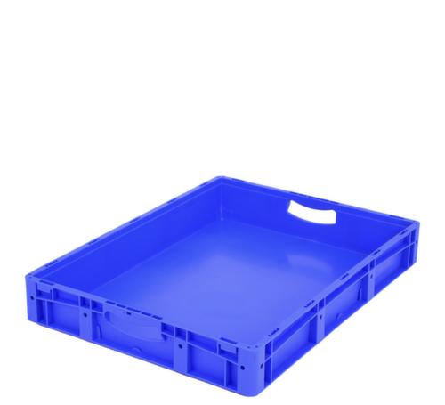 Bac gerbable norme Europe de grand volume, bleu, capacité 43 l