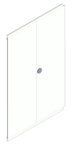 hofe Porte battante pour rayonnage sans boulons, hauteur x largeur 2000 x 1300 mm