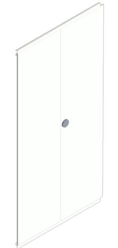 hofe Porte battante pour rayonnage sans boulons, hauteur x largeur 2500 x 1300 mm