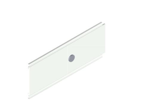 hofe Porte battante pour rayonnage sans boulons, hauteur x largeur 500 x 1300 mm