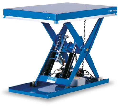 Table élévatrice avec plateforme fermée, 500 kg force, 1200x800 mm