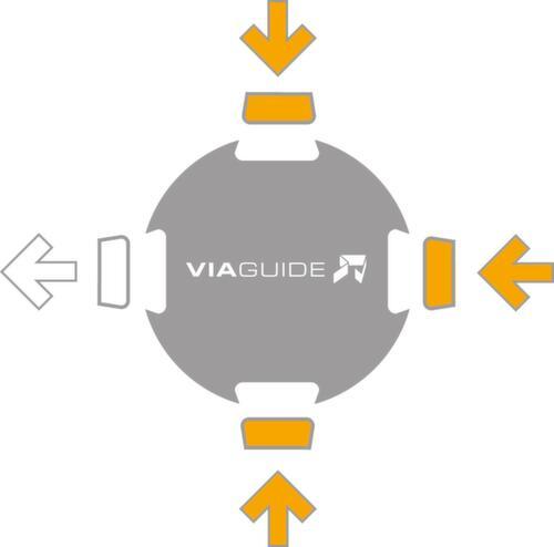 Système de guidage des personnes avec 1 sangle et montants