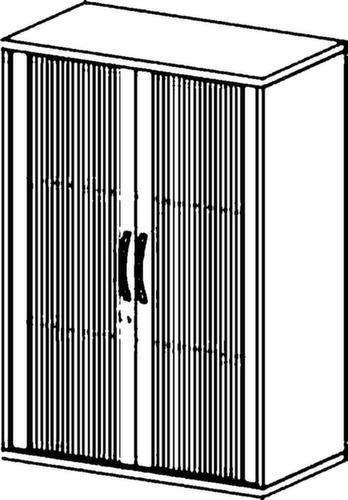 Gera Armoire à rideaux transversaux Pro, 3 hauteurs des classeurs