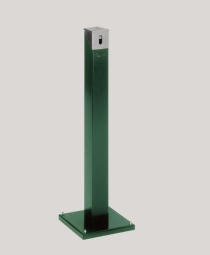 VAR Cendrier sur pied SG 105 E en acier, RAL6005 vert mousse