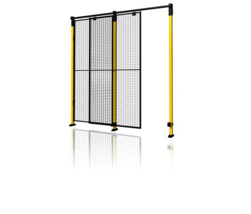 Axelent Porte coulissante pour grille de protection de machine, hauteur x largeur 2300 x 1000 mm