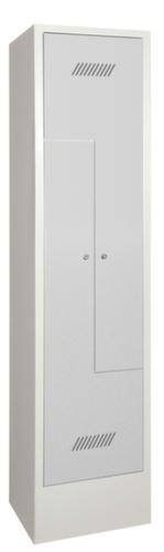 PAVOY Armoire vestiaire Z Basis avec 2 compartiments, largeur de compartiment 400 mm