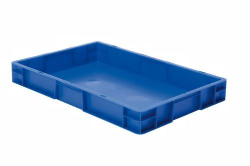 Lakape Bac gerbable norme Europe Favorit parois + fond pleins, bleu, capacité 14,5 l