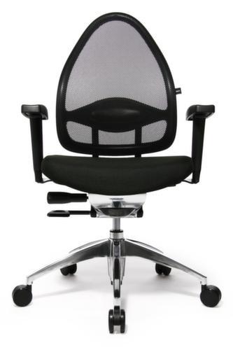 Topstar Siège de bureau pivotant Open Base + Art OPEN BASE 10 avec articulation Body-Balance-Tec®, Dossier maille, noir