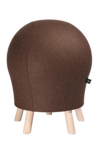 Topstar Siège ballon Sitness 5 Alpine, assise marron, 4 pieds