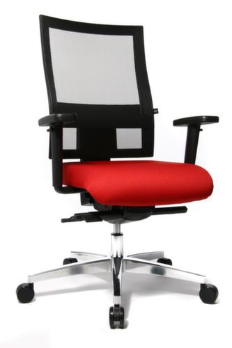 Topstar Siège pivotant Sitness 60 avec articulation Body-Balance-Tec, Dossier maille, rouge