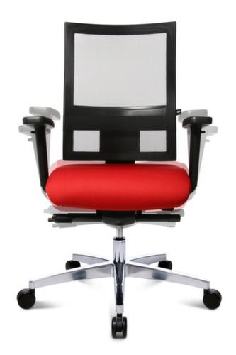 Topstar Siège pivotant Sitness 60 avec articulation Body-Balance-Tec, Dossier maille, rouge