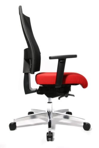 Topstar Siège pivotant Sitness 60 avec articulation Body-Balance-Tec, Dossier maille, rouge