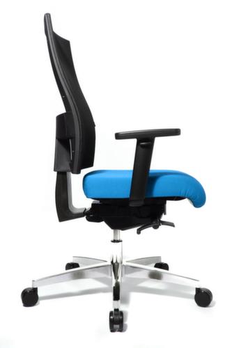 Topstar Siège pivotant Sitness 60 avec articulation Body-Balance-Tec, Dossier maille, bleu clair