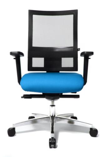 Topstar Siège pivotant Sitness 60 avec articulation Body-Balance-Tec, Dossier maille, bleu clair