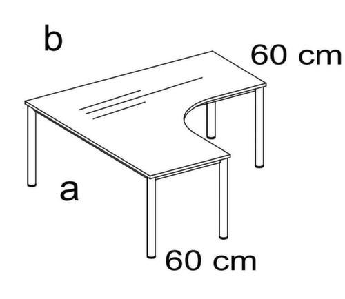 Nowy Styl Bureau à retour à hauteur réglable E10