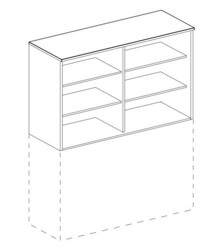 Nowy Styl Élément complémentaire E10 pour les étagères de bureau