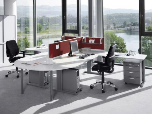 Nowy Styl Panneau d'attachement E10 pour table de bureau, largeur 600 mm