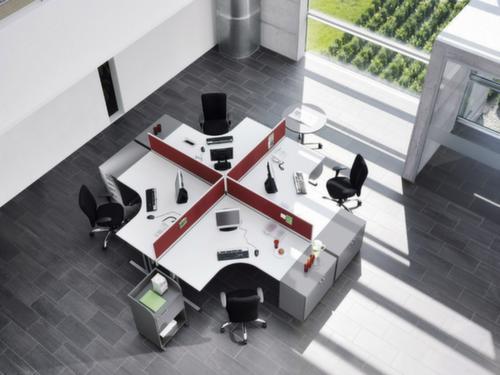 Nowy Styl Panneau d'attachement E10 pour table de bureau, largeur 600 mm