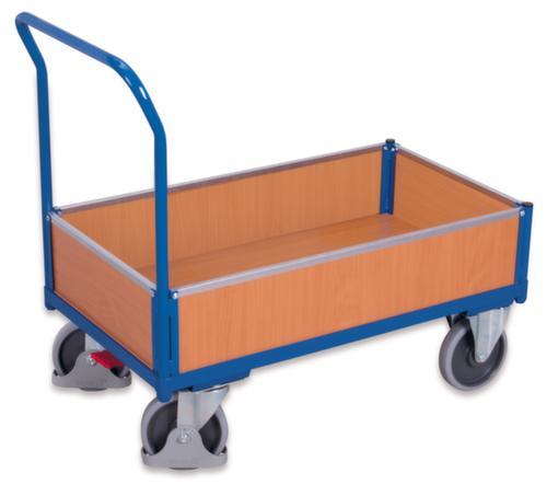 VARIOfit Chariot à ridelles, force 500 kg, plateau longueur x largeur 1000 x 660 mm