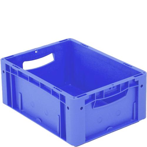 Bac gerbable norme Europe Ergonomic, bleu, capacité 15 l