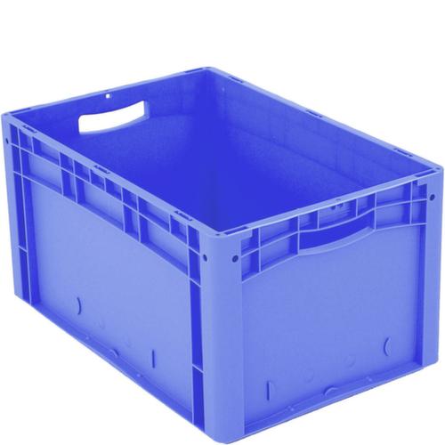 Bac gerbable norme Europe Ergonomic, bleu, capacité 62 l