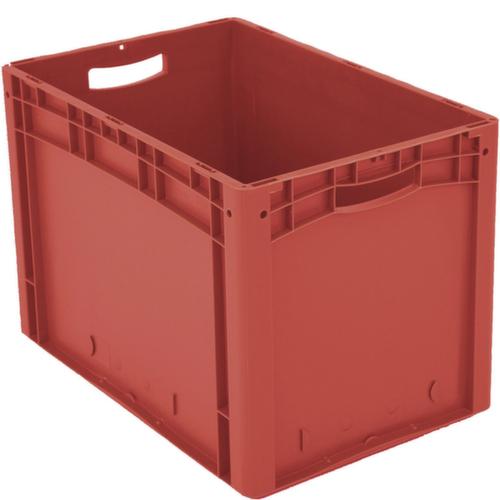 Bac gerbable norme Europe Ergonomic, rouge, capacité 82 l